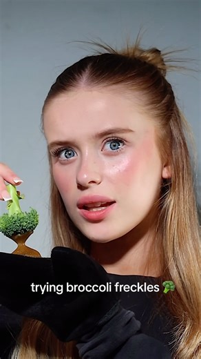 Broccoli and fake tan 🥦 This is the best hack ive ever tried! natural looking freckles that last for days! 🤯 #breckles 🥦🙌🏼 inspired by @abisskincare | Honeyroseloves