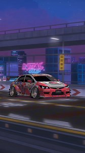 Beautiful Graphic Civic animation work special made for owner @khub.tie Thanks for the commission 🫱🏼‍🫲🏽 [ Wangan Retro Night 湾岸ミッドナイト ］ - Vertical Version with Front View #honda #civic #fd2 #fd2r #civicfd #civictyper #ctr #vtec #typeR #itasha #dekocar #anime #carmodification #carculture #drift #jdm #static #stance #slammed #bagged #carlifestyle #lowered #nightdrive #wanganmidnight #wangan #wallpaper #initialD #initialclip | Initial Clip