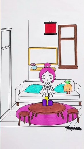 Amazing Toca Boca Coloring #coloring #art #drawing #tocaboca #fanart