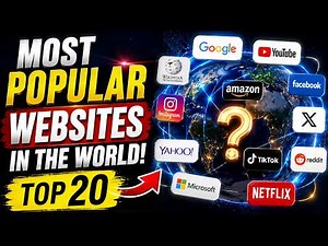 Most Popular Websites in the World 🌐 | 20 Most Visited Websites in 2026