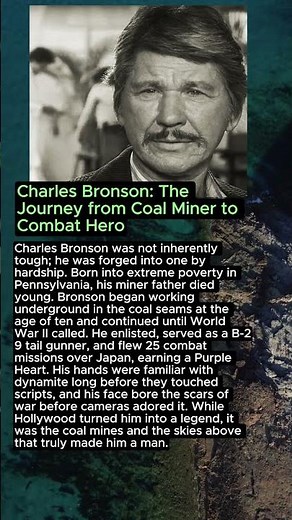 Charles Bronson: The Journey from Coal Miner to Combat Hero