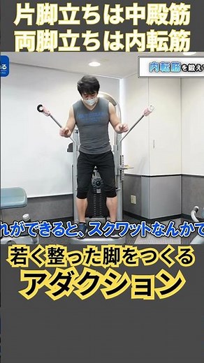 No 80映像版すごいジムトレ「マルチ・ヒップマシン・アダクション」内転筋トレでO脚を改善して姿勢を整え、膝の痛みを予防する！#トレーニング #筋トレ #ジム #ダイエット #健康 #美容