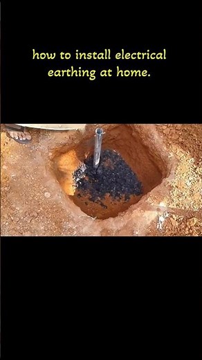 how to install electrical earthing at home