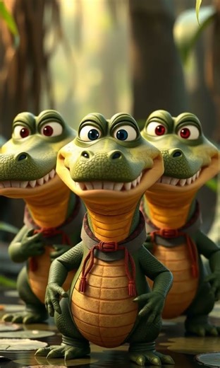 When crocs try to smile! #crocodiles #funny #story