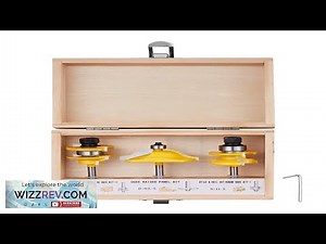 VEVOR Router Bits Set 3 Pieces Carbide Router Bit 1/4 Inch Shank Review