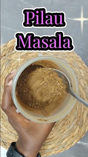 Homemade Pilau Masala 🌾✨