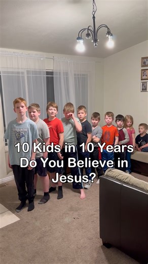 561K views · 8.3K reactions | We asked the kids if they believe in Jesus, and their answers were full of faith and love. It’s amazing to hear their simple yet powerful testimonies. Moments like these remind us what truly matters most. Family, faith, and following Him. #10kidsin10years #faith #jesuschrist #familytime #largefamilylife #makingmemories #familylove #christianfamily #happykids #ldsfamily | 10kidsin10years | Facebook
