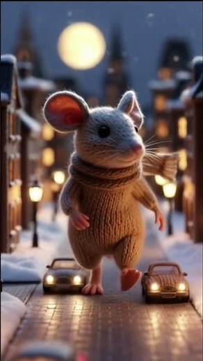 knitted mouse #knitted #mouse