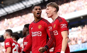 Marcus Rashford scores incredible goal for Manchester United against Manchester City
