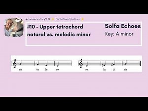 Beginner Sight-Singing Practice 10 | #solfege Echo Dictations (Movable Do)