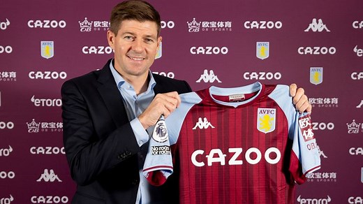Steven Gerrard: Rangers manager appointed Aston Villa head coach on three-and-a-half-year deal