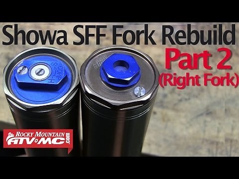 Showa SFF Fork Rebuild & Seal Replacement Part 2 (Right Fork)