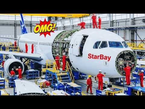The manufacturing process of the $400 million Boeing 787 Dreamliner | aircraft manufacturing plant