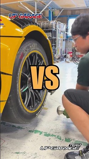 AMG GT3 vs NSX GT3: Front Tyre Tightening Battle! #mechanicmods #short