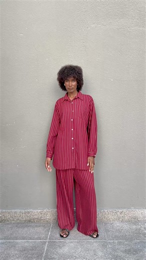 Essentials5ive Concept Store on Instagram: "Back by demand. Our iconic pinstripe set returns in powerful new shades: chocolate brown, natural beige, denim blue, green, white, and navy blue. #Essentials5ive #AbayaStyle #LuxuryModestFashion #ModestChic #DubaiFashion #AbayaLovers #TimelessElegance #FashionWithPurpose"