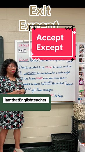 Understanding Accept vs. Except: Grammar Lesson for English Learners