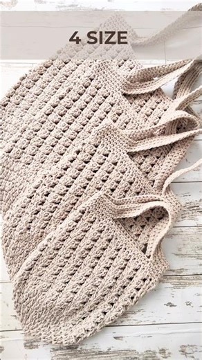 Dreamy Shopping Bag – One Skein Rope Tote Tutorial #crochetbag #dreamyshoppingbag #crochet #diy