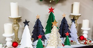 3D Christmas Paper Trees