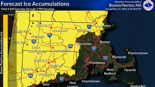 Winter weather advisory issued in much of Massachusetts over ice concerns. What to know