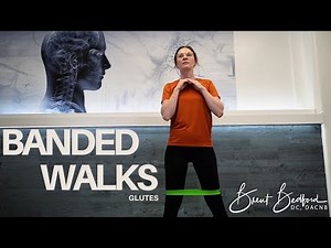 Banded Walks with Mini Band | Glute & Hip Strength Exercise