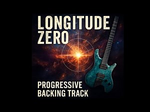🎸 Longitude Zero | Epic Cinematic Progressive Guitar Backing Track in E Minor (4/4 – 140 BPM )