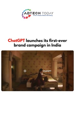 AdTech Today on Instagram: "ChatGPT’s first-ever India brand campaign brings voice, real-life moments and everyday Indian experiences together - showing how people learn, create and solve daily challenges in the language they’re most comfortable with. [ advertising, marketing, chatgpt, openai, artificialintelligence, AI, campaign, ]"