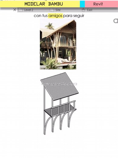 Modelar bambú en Revit: guía rápida para arquitectura