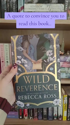This book 😭 #welshreader4 #wildreverence #romantasy #hefellfirst #bookquotes