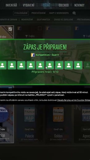Prostě nemá rád Dust2 #shorts