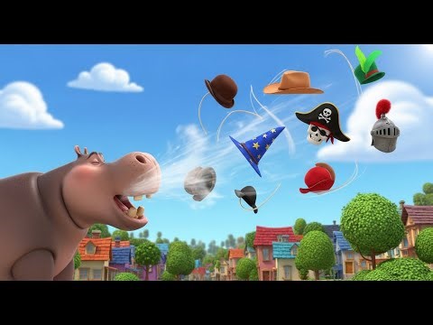 The Hippo Who Hiccupped Hats | Educational Kids Song