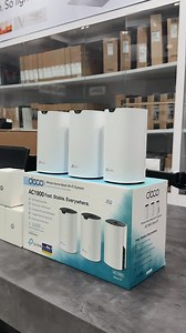 TP-Link Deco S7 AC1900 @ Fast. Stable. Everywhere. ma Deco S7 offers a simple way to guarantee a strong WiFi signal in every corner of your home up to 5,600 square feet (3-pack, EU version). Whole Mesh Wi-Fi System Smart Router 11900 Mops Dual-Band with Gigabit Ports |1.2 GHz CPU | Work with Amazon Alexa |Parental Controls |Pack of 3| White ✅មាននៅហាង CC Store ☎️ទំនាក់ទំនង 𝟬𝟭𝟱 𝟲𝟰𝟲 𝟱𝟴𝟭 / 𝟬𝟭𝟮 𝟲𝟰𝟲 𝟱𝟴𝟭 👉𝗧𝗲𝗹𝗲𝗴𝗿𝗮𝗺 𝗖𝗵𝗮𝗻𝗲𝗹 : https://t.me/ iueuh-1R0II2ODRl 💬𝗧𝗲𝗹𝗲𝗴𝗿𝗮