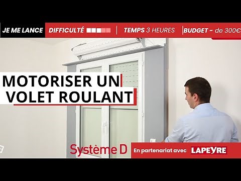 Motoriser un volet roulant