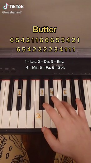 Piano Tutorial for Butter by BTS