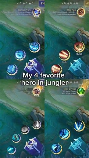 4 FAVORITE HERO IN JUNGLER