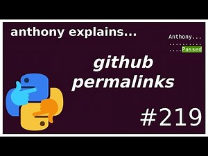 github tip: getting perma-links (beginner) anthony explains #219