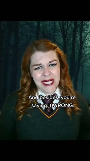 Hermione corrects Voldemort’s pronunciation #shorts #harrypotter #hermionegranger #voldemort #funny