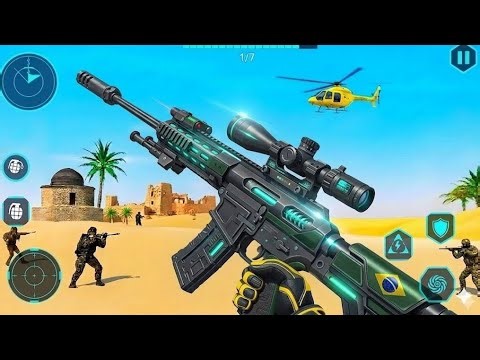 FPS Robot Shooter Strike Anti-Terrorist Shooting Android GamePlay
