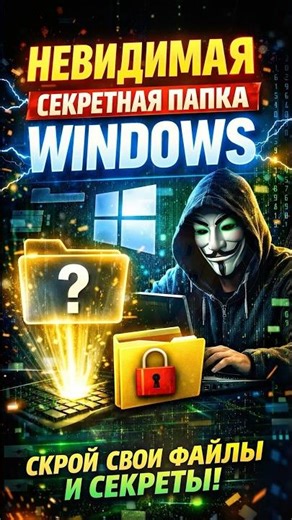 🔥 СЕКРЕТНАЯ ФУНКЦИЯ WINDOWS | НЕВИДИМАЯ ПАПКА | ФАЙЛЫ НИКТО НЕ НАЙДЕТ