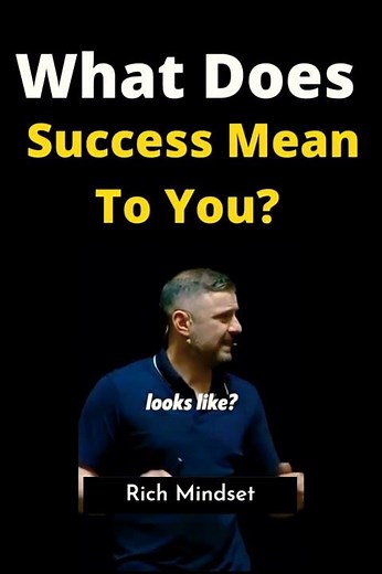 What does success mean to you?