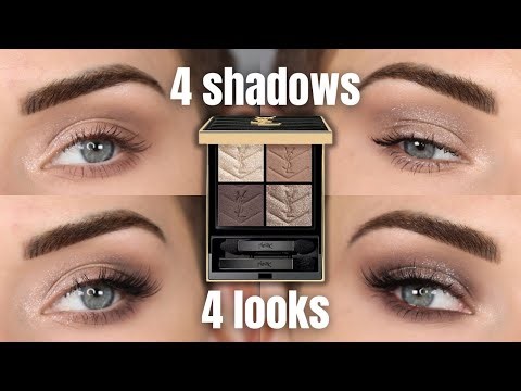 4 Different Eye Looks Using Only 4 Eyeshadows | Neutral Eyeshadow Tutorials