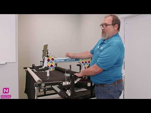 Nolting Longarm Quilting Machines - Tension and Threading Your Machine
