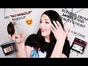 "No makeup" makeup using Lancome French Nude Eyeshadow Palette🤫😍