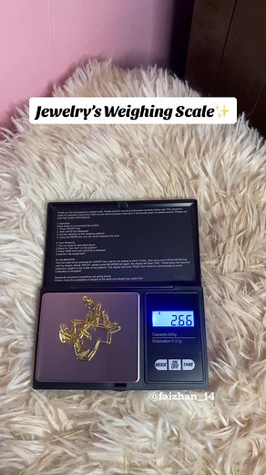 Jewelry’s Weighing Scale Recommendation