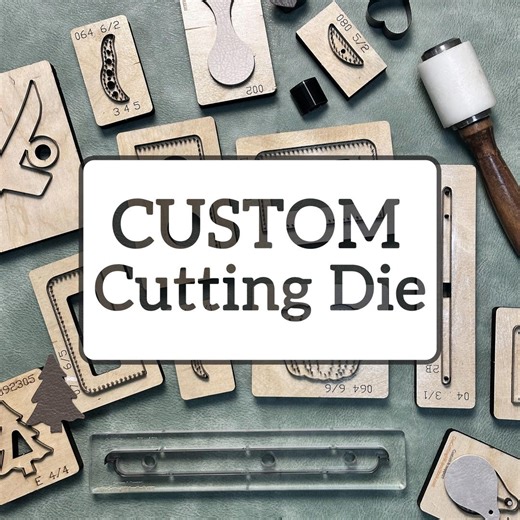 Duty Free/custom Cutting Die for Leather, Paper, Foam & Rubber Precision Steel Die for Crafting Production, Optional Compatible With Sizzix - Etsy