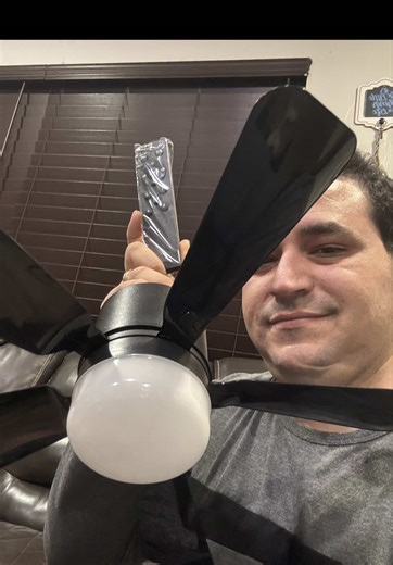 Portable Socket Fan Light with Remote Control