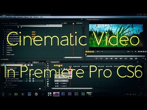 How To Make Video Cinematic! | Adobe Premiere Pro CS6 |