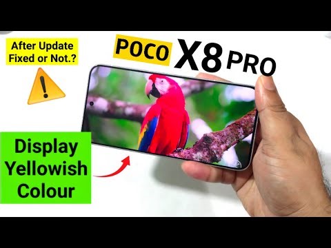 POCO X8 PRO Display Yellow issue Fixed or Not After Update 🔥🔥🔥🚀🚀🚀 #pocox8pro