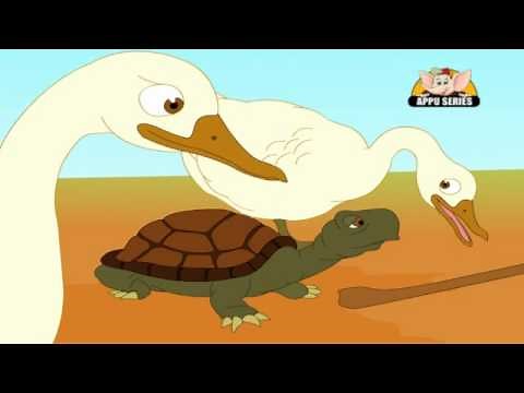 Panchatantra Tales in Hindi - The Talkative Tortoise