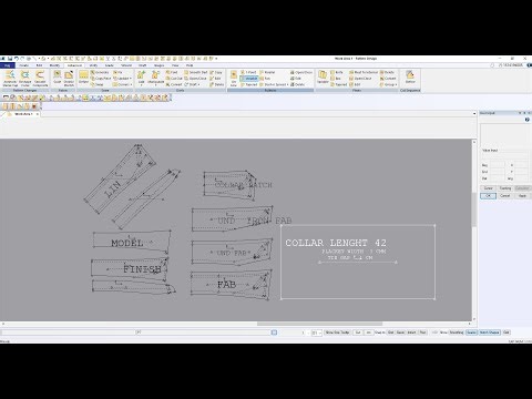 REMOVAL COLLAR PATTERN MAKING GERBER SOFTWARE V17.1- Sajuallthebestbd