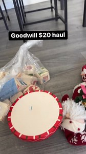 4.6K views · 94 reactions | My $20 Goodwill Haul. I actually really need to start collecting Christmas decor because I want to go ALL OUT this year. My goodwill isn't super cheap but it's not expensive either. I think I scored for $20! #thrifthaul | Manda Panda Projects | Facebook